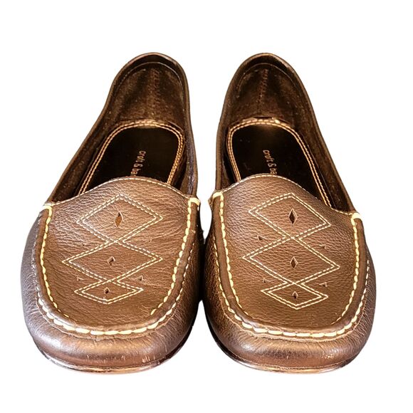 Croft & Barrow Loafer Black Casual Miriam Women Leather Slip on Driving Shoe 8 - Picture 5 of 8